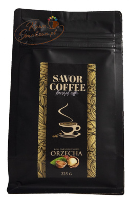 SAVOR COFFEE kawa orzechowa ziarnista 225g