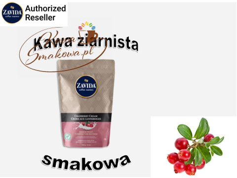 ZAVIDA Żurawinowy krem (Cranberry Cream) 340g ziarnista