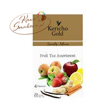 Herbatki owocowe Kericho Gold Fruit Tea Assortment, ekspresowa 20 torebek, 40g