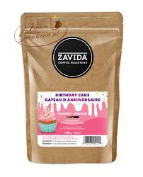 ZAVIDA Tort urodzinowy (Birthday cake) 1kg kawa ziarnista