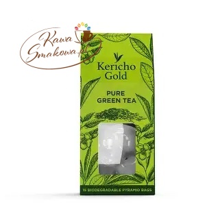Herbata zielona Kericho Gold Pure Green Tea, ekspresowa 15 piramidek, 30g