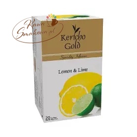 Herbatka cytrynowa z limonką Kericho Gold Lemon & Lime, ekspresowa 20 torebek, 40g