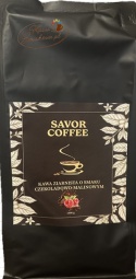 SAVOR COFFEE kawa czekoladowo-malinowa ziarnista 1kg