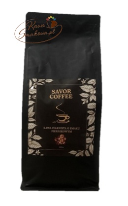 SAVOR COFFEE kawa piernikowa ziarnista 1kg