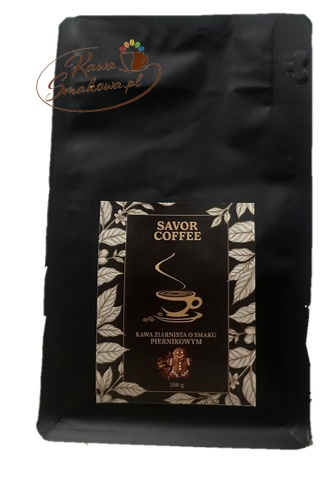 SAVOR COFFEE kawa piernikowa ziarnista 200g