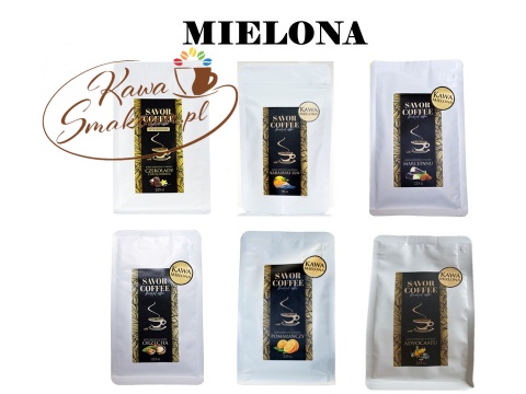 SAVOR COFFEE kawa waniliowo-orzechowa ziarnista 200g