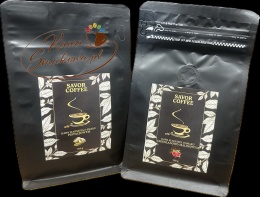Savor Coffee pistacjowa 200g i Savor Coffee czekoladowo-malinowa 200g kawy ziarniste