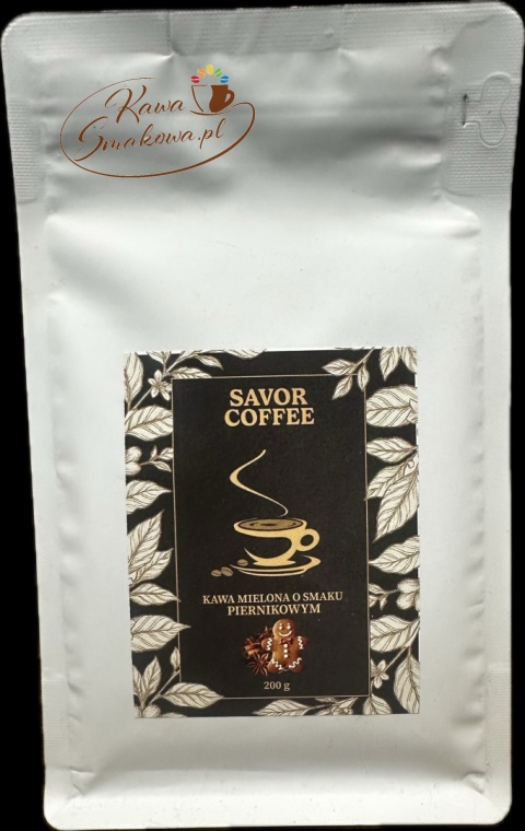 Savor Coffee waniliowo-orzechowa 200g i Savor Coffee piernikowa 200g kawy mielone