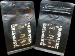 Savor Coffee waniliowo-orzechowa 200g i Savor Coffee czekoladowo-malinowa 200g kawy ziarniste