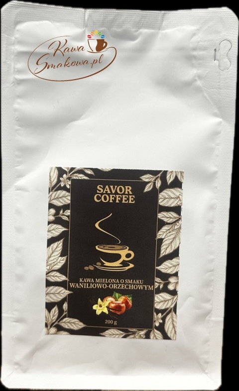 Savor Coffee waniliowo-orzechowa 200g i Savor Coffee pistacjowa 200g kawy mielone