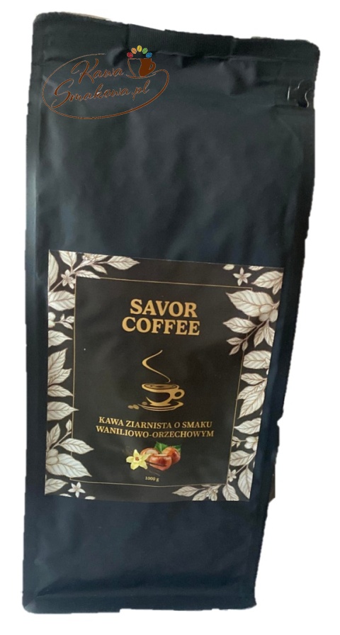 Savor Coffee waniliowo-orzechowa 1kg i Vanilla Nut kawa waniliowo-orzechowa 1,36kg kawa ziarnista