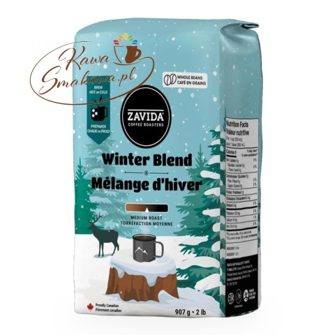 Zestaw ZAVIDA Waniliowo-orzechowa (Hazelnut Vanilla) 907g + ZAVIDA Zimowa mieszanka (Winter Blend) kawa ziarnista