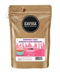 Zestaw ZAVIDA Waniliowo-orzechowa (Hazelnut Vanilla) 907g + ZAVIDA Tort urodzinowy (Birthday cake) 1kg kawa ziarnista