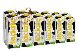 Mleko łaciate 2% 1L x 12szt karton
