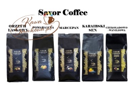 SAVOR COFFEE kawa o smaku Whisky ziarnista 200g