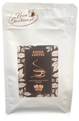 SAVOR COFFEE kawa o smaku Whisky mielona 200g