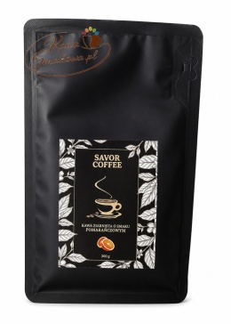 SAVOR COFFEE kawa pomarańczowa ziarnista 200g