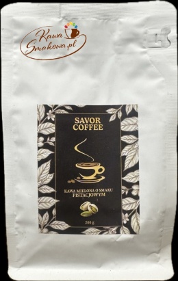 Savor Coffee pistacjowa 200g i Savor Coffee piernikowa 200g kawy mielone