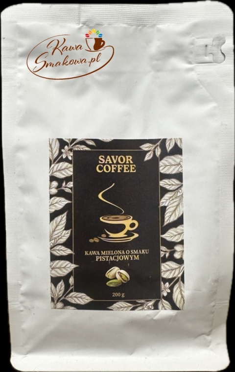 Savor Coffee pistacjowa 200g i Savor Coffee piernikowa 200g kawy mielone
