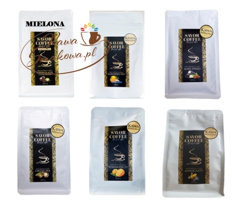 ZAVIDA Waniliowo-orzechowa (Hazelnut Vanilla) 907g i Savor Coffee waniliowo-orzechowa 1kg kawa ziarnista