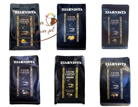 ZAVIDA Waniliowo-orzechowa (Hazelnut Vanilla) 907g i Savor Coffee waniliowo-orzechowa 1kg kawa ziarnista