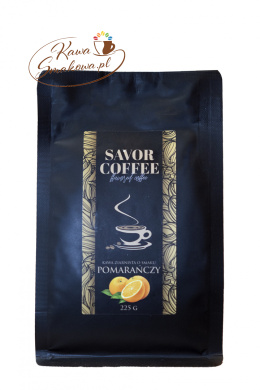 Kawa ziarnista pomarańczowa SAVOR COFFEE 225g