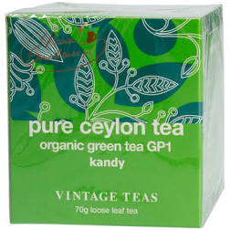 Herbata liściasta zielona organiczna Vintage pure ceylon GP1 kandy 50g