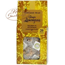 Herbata czarna Vintage Ginger Lemongrass 40g piramidki