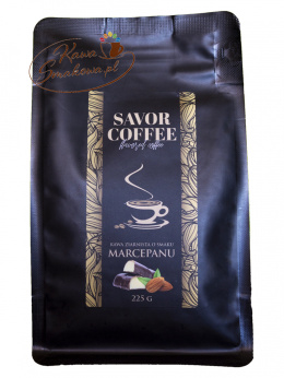 SAVOR COFFEE kawa marcepanowa ziarnista 225g