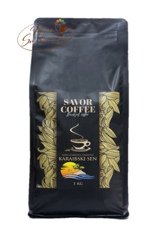 SAVOR COFFEE kawa Karaibski sen ziarnista 1kg
