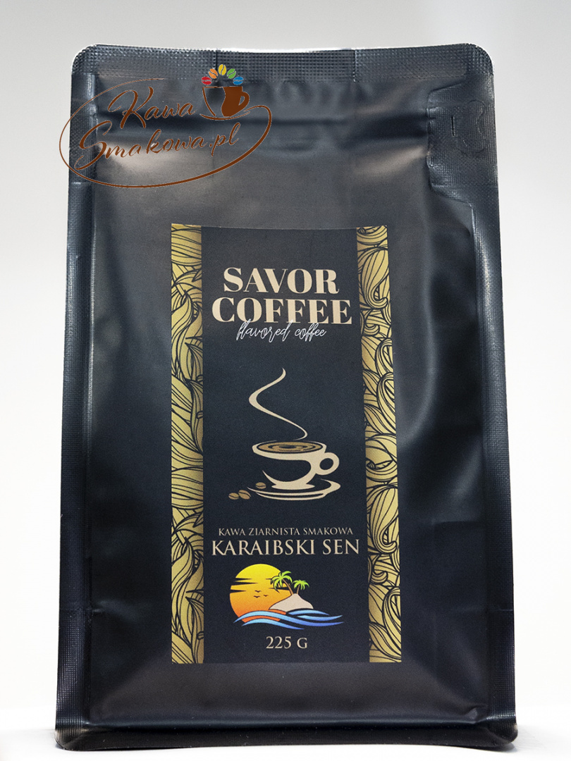 Kawa ziarnista Karaibski sen SAVOR COFFEE 225g