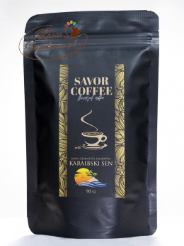 Kawa ziarnista Karaibski sen SAVOR COFFEE 90g
