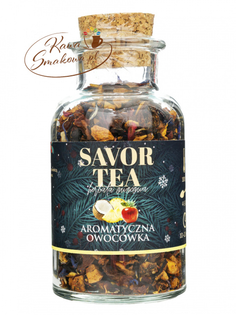 SAVOR TEA Aromatyczna Owocówka herbatka owocowa 110g