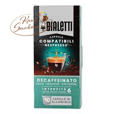 Kapsułki Bialetti Decaffeinato 6 do Nespresso