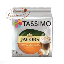 Kapsułki Tassimo Jacobs Latte Macchiato Caramel 8 kapsułek