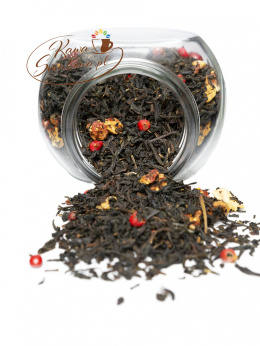 Herbata czarna Pieprzowa Truskawka 50 g