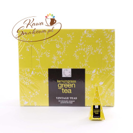 Herbata zielona Vintage lemongrass 30 piramidek 75g