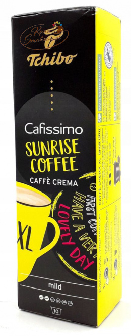 Kapsułki Tchibo Sunrise Coffee Caffe Crema XL do Cafissimo