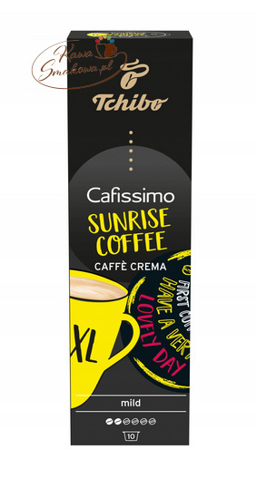 Kapsułki Tchibo Sunrise Coffee Caffe Crema XL do Cafissimo