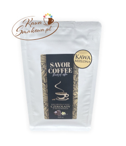 SAVOR COFFEE kawa Czekolada z nutą wanilii mielona 225g