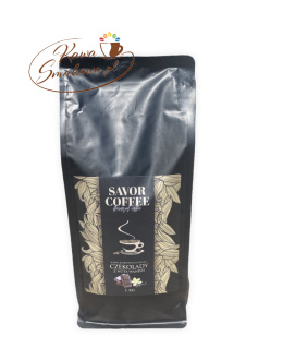 SAVOR COFFEE kawa Czekolada z nutą wanilii ziarnista 1kg