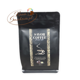 SAVOR COFFEE kawa Czekolada z nutą wanilii ziarnista 225g